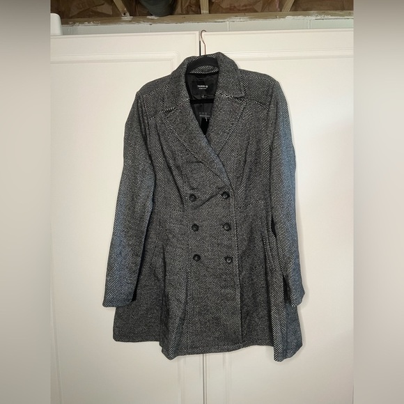 NWT Torrid Wool Fit and Flare Double Breasted Coat - Picture 5 of 16